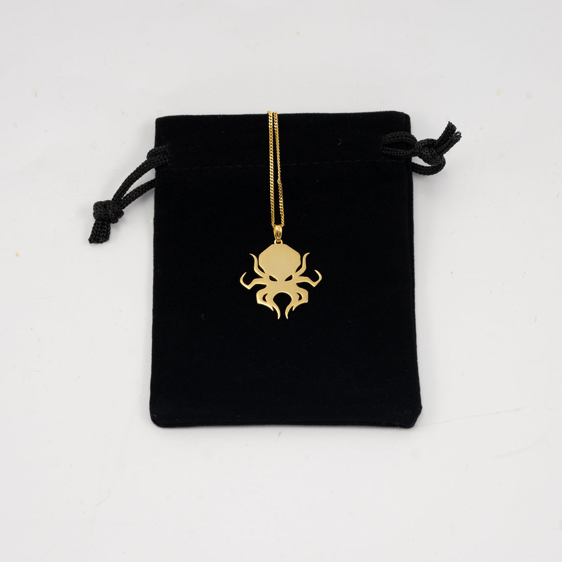 KRAKEN PENDANT- GOLD- CHAIN - Kraken 
