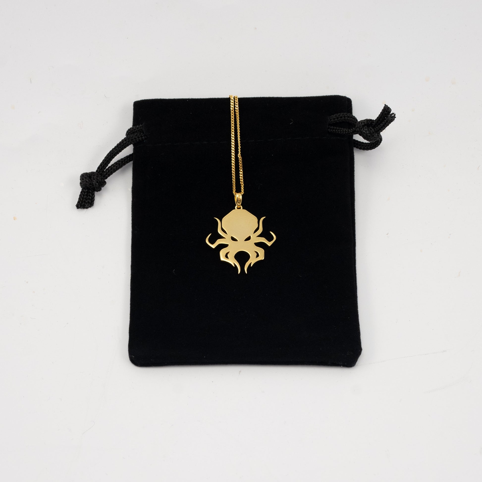 KRAKEN PENDANT- GOLD- CHAIN - Kraken 