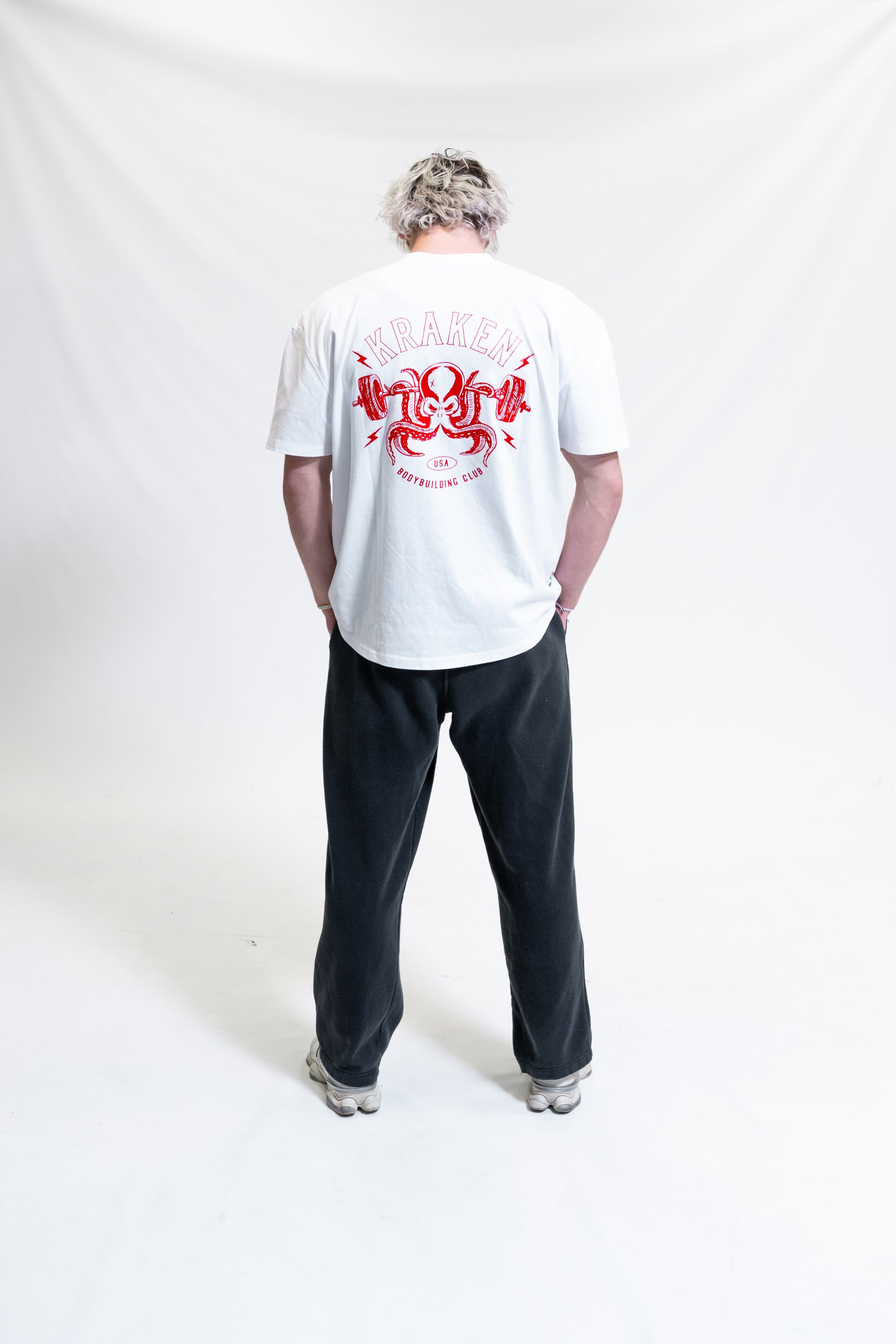 OVERSIZED T - RED - Kraken 